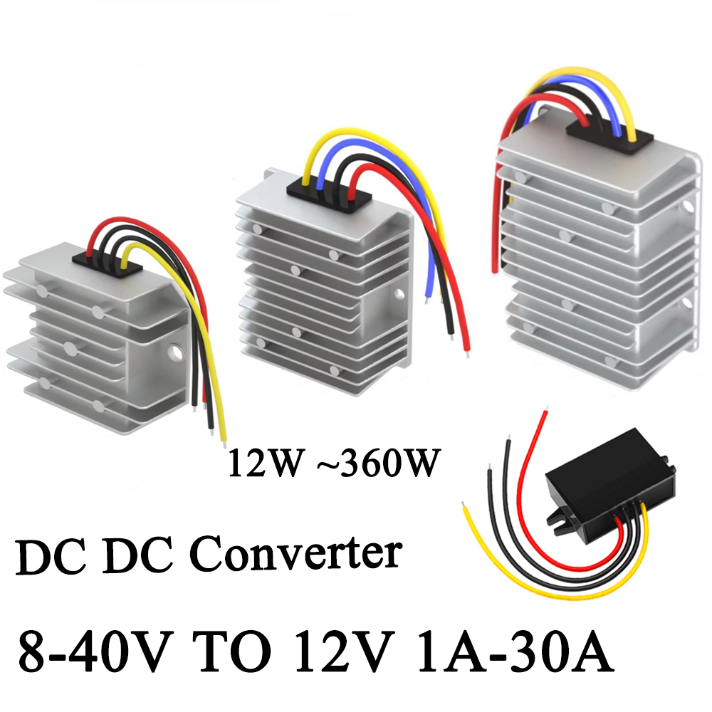 Power Supply 12V - Adım yukarı/aşağı DC DC güç dönüştürücü