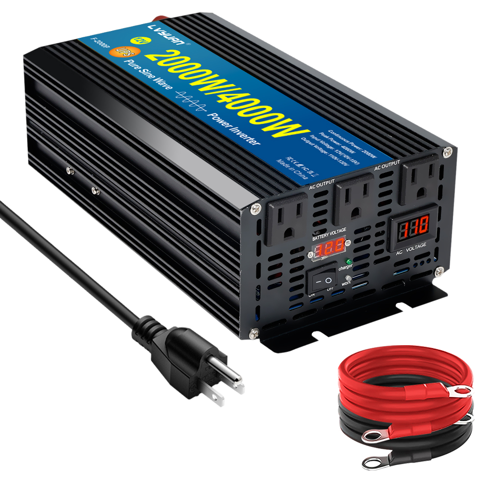 Power Supply 12V - LVYUAN 1500W İnverter, UPS Fonksiyonlu ve