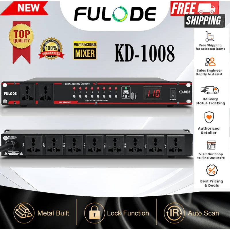 Power Supply - 10 Yollu Yüksek Güçlü Sıralayıcı Regülatör