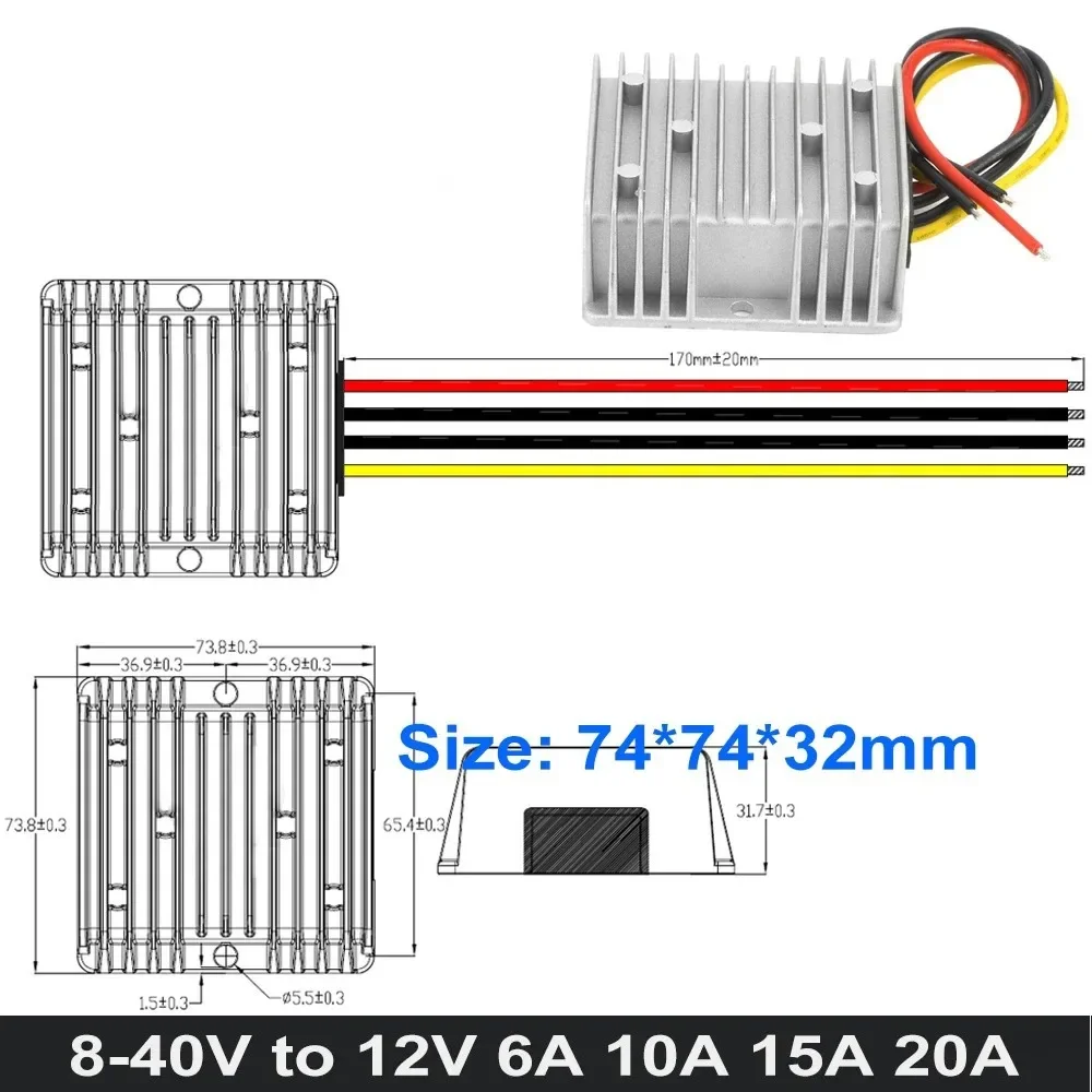 Adım yukarı/aşağı DC DC güç dö - Power Supply 12V incelemesi ve fiyatı