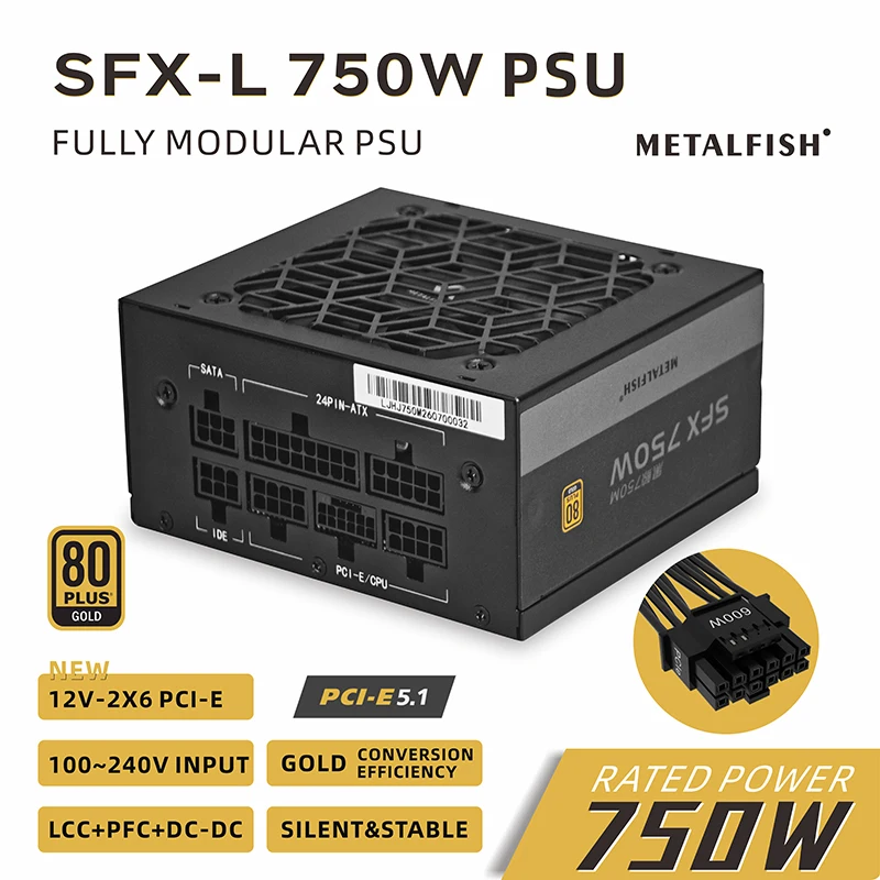 SFX 750W 80PLUS Gold Güç Kayna - Power Supply 750W incelemesi ve fiyatı