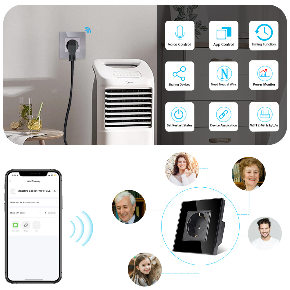 TAWOIA Wifi Duvar Soketi AB St - Open Frame Power Supply incelemesi ve fiyatı