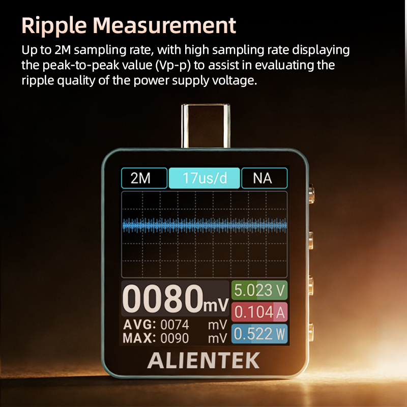ALIENTEK C2 Tip C USB Test Cih - Power Supply Tester incelemesi ve fiyatı