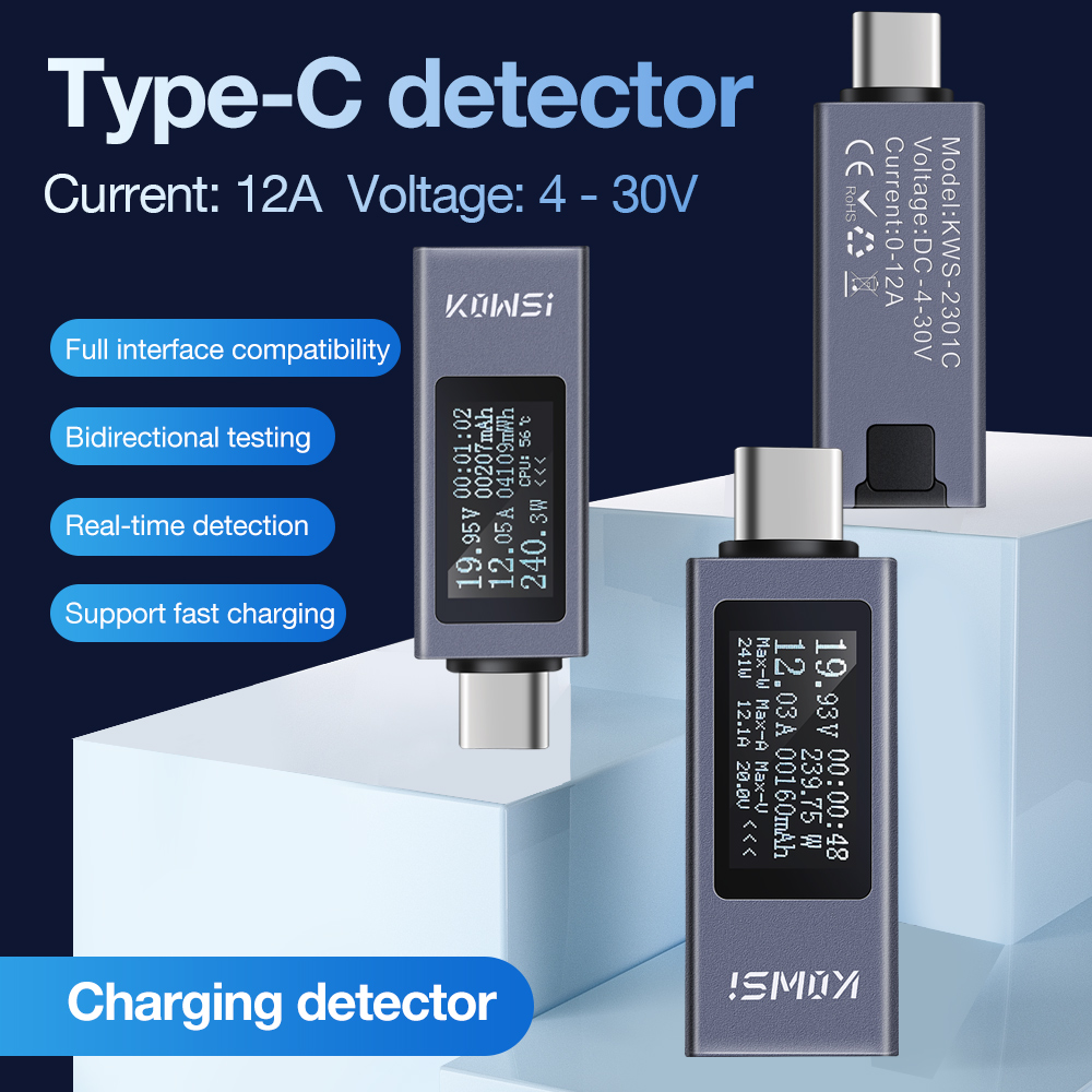 Tip-C Test Cihazı LCD Dijital  - Power Supply Tester incelemesi ve fiyatı