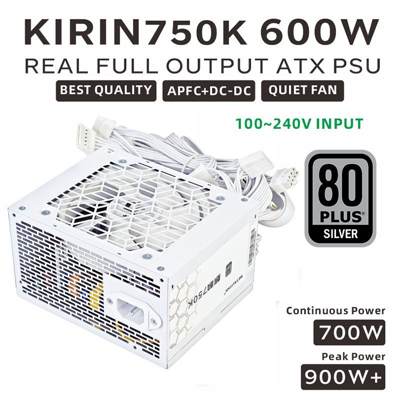 METALFISH KIRIN750K Beyaz Kasa - Power Supply 750W incelemesi ve fiyatı