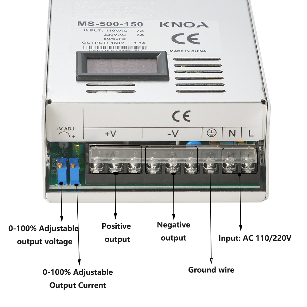 MS 500W Ayarlanabilir Güç Kayn - Smps Power Supply incelemesi ve fiyatı