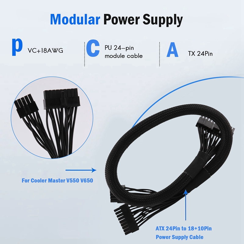 ATX 24Pin 18 + 10Pin Anakart P - Modular Power Supply incelemesi ve fiyatı